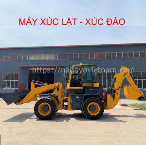 Máy xúc lật 2 đầu SAM388