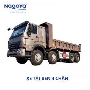 Xe tải ben Howo 4 chân