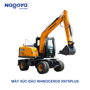 Máy xúc đào bánh lốp XN75Plus